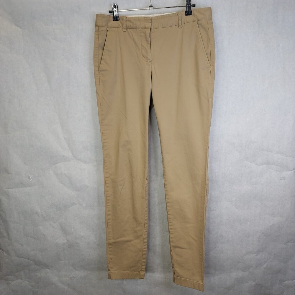 Aritzia Babaton Chino Pants Women 6 Brown Slim Fit Ankle Preppy Office Academia
